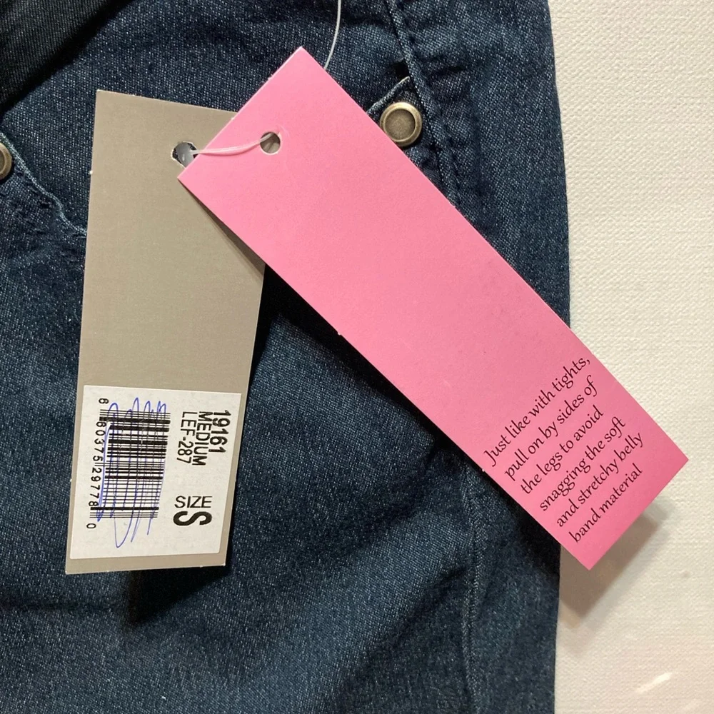 NWT Maternity Times Two size Small bermuda shorts rolled hem 5 pocket 12035 - Picture 4 of 6